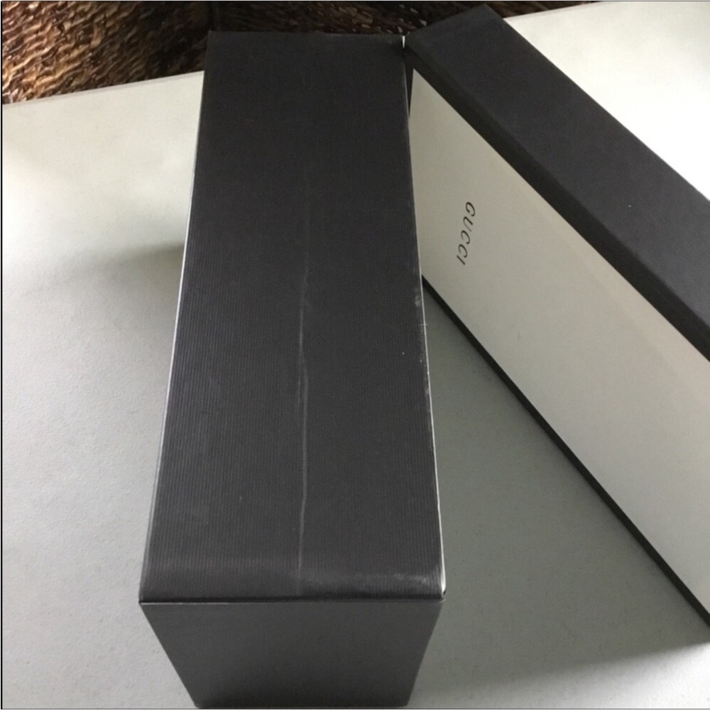 GUCCI EMPTY SHOE BOX NO SHOES 2/DUST BAGS BOX LABEL SIZE 37.5-7.5 - Picture 14 of 16